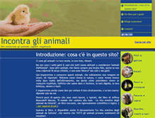 Tablet Screenshot of incontraglianimali.org